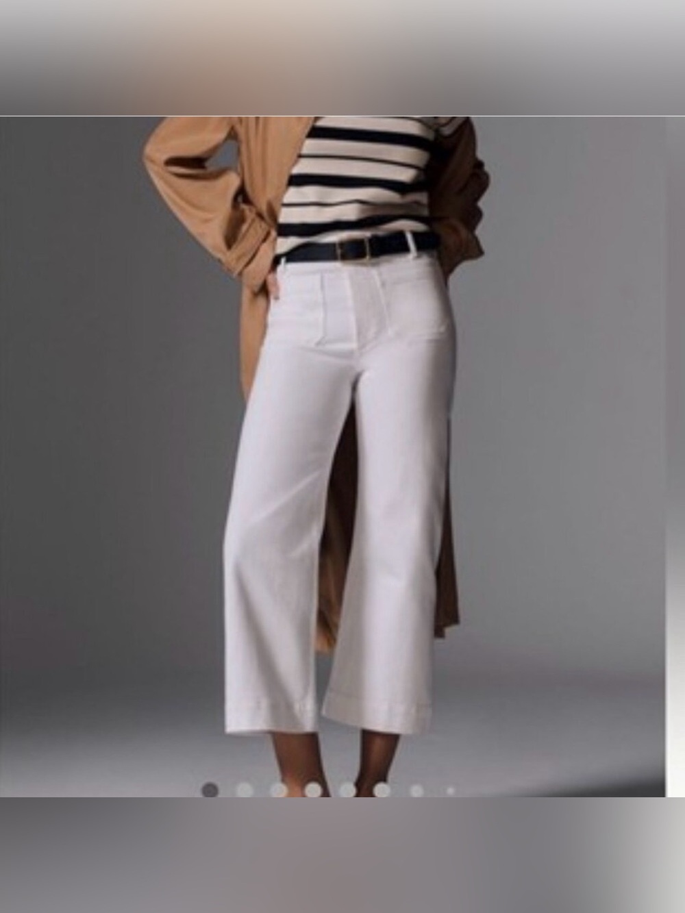 Anthropologie Maeve The Collette White Pants - Picture 12 of 12